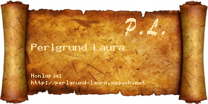 Perlgrund Laura névjegykártya